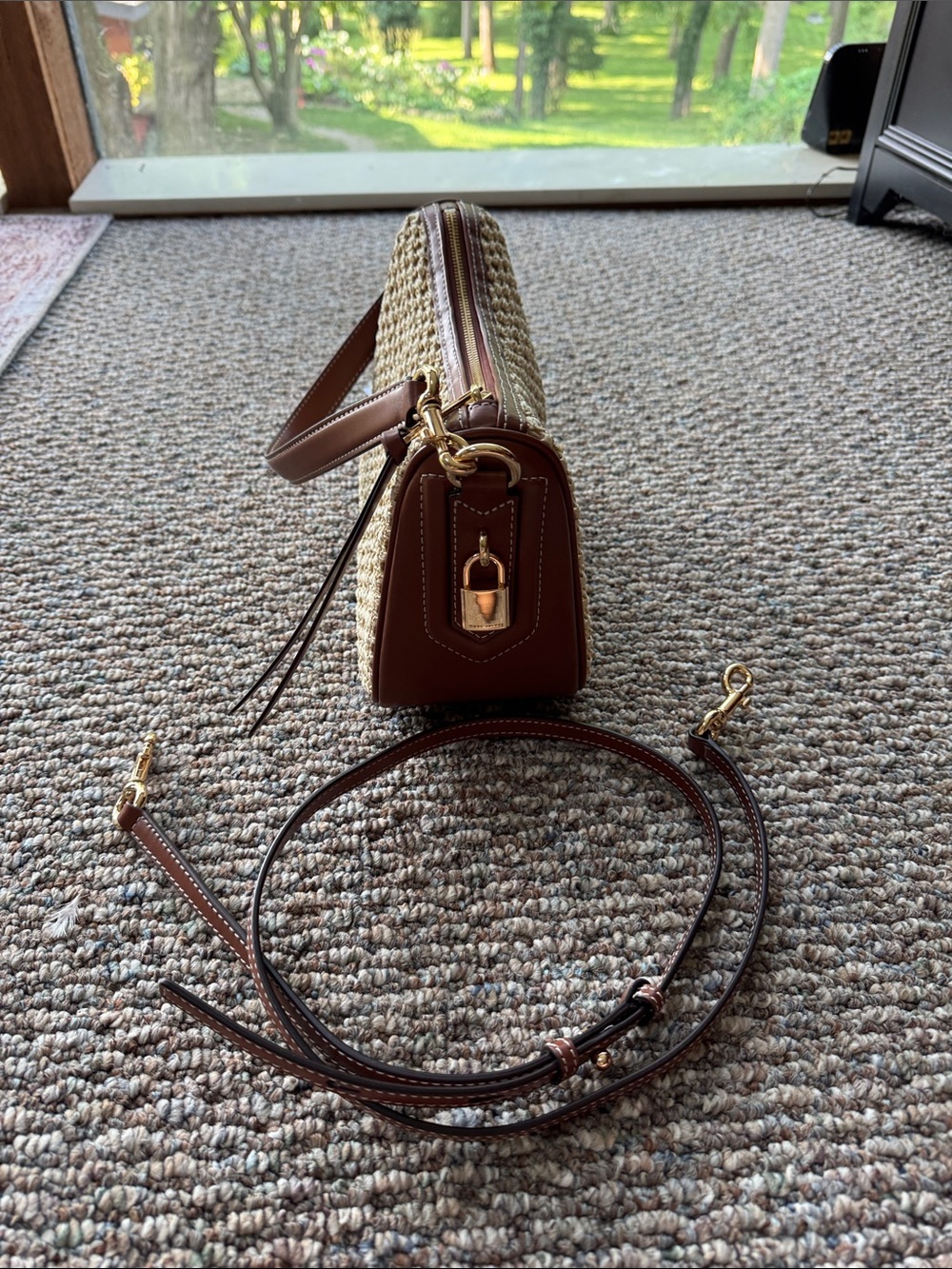 Marc Jacobs Natural Straw Shoulder Bag - Picture 2 of 3